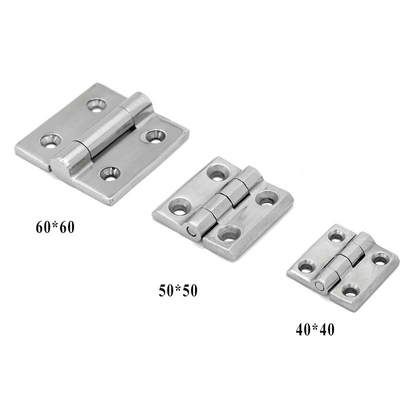 60*60mmの頑丈な蝶番SUS304 SUS316のステンレス鋼機械ドア ヒンジ