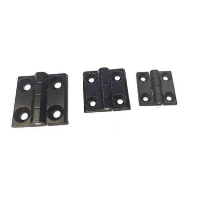 ISO9001黒の頑丈な金属のキャビネット ドアは50*50*5mmに蝶番を付ける