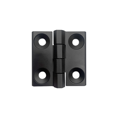 ISO9001黒の頑丈な金属のキャビネット ドアは50*50*5mmに蝶番を付ける